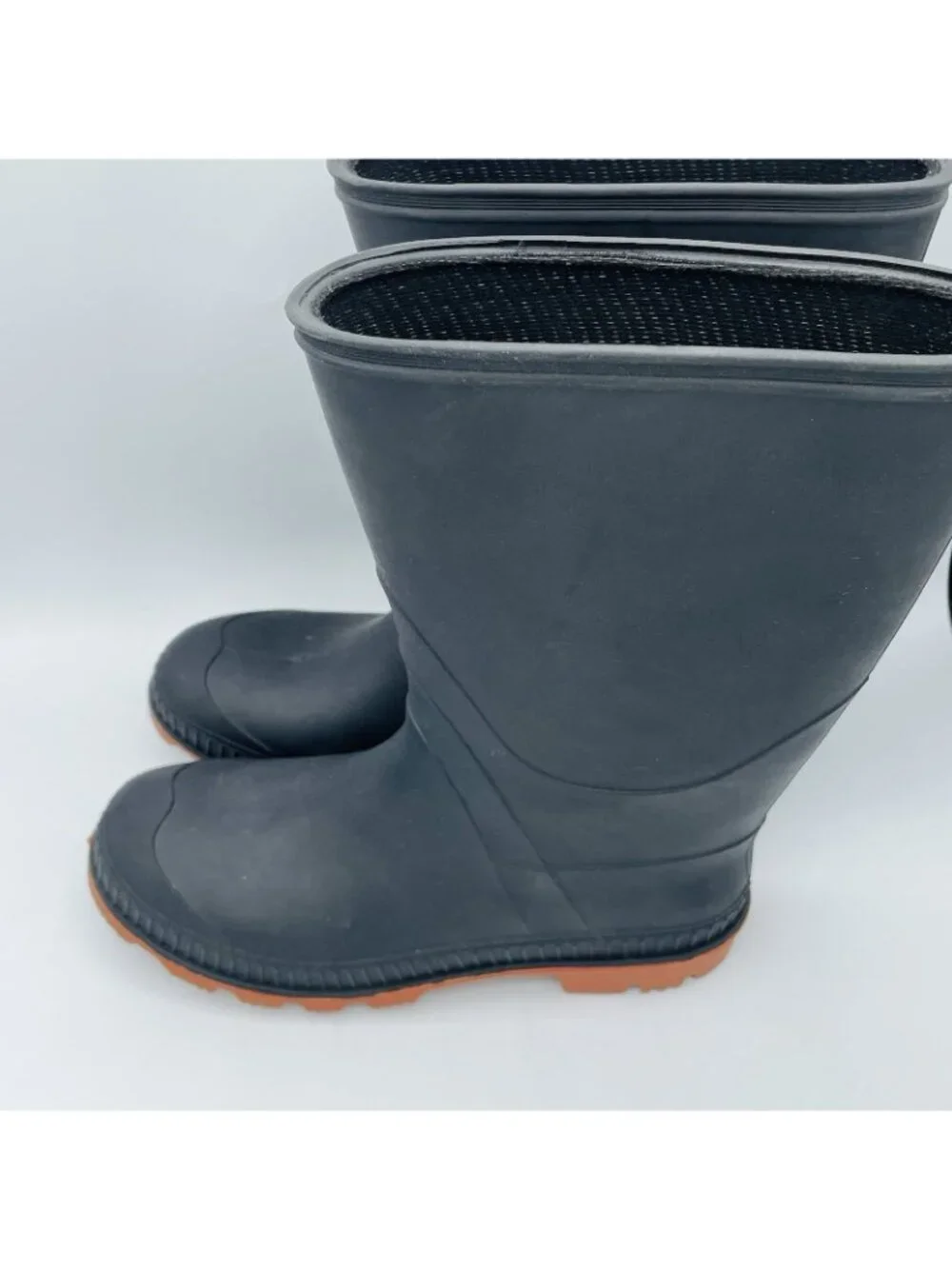 Rain Boots Womens Size 6 Black Waterproof Gardening Rubber Mud Shoes